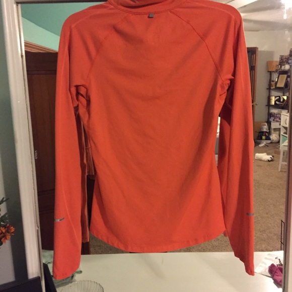 Orange Nike Quarter Zip Pullover - Picture 4 of 4